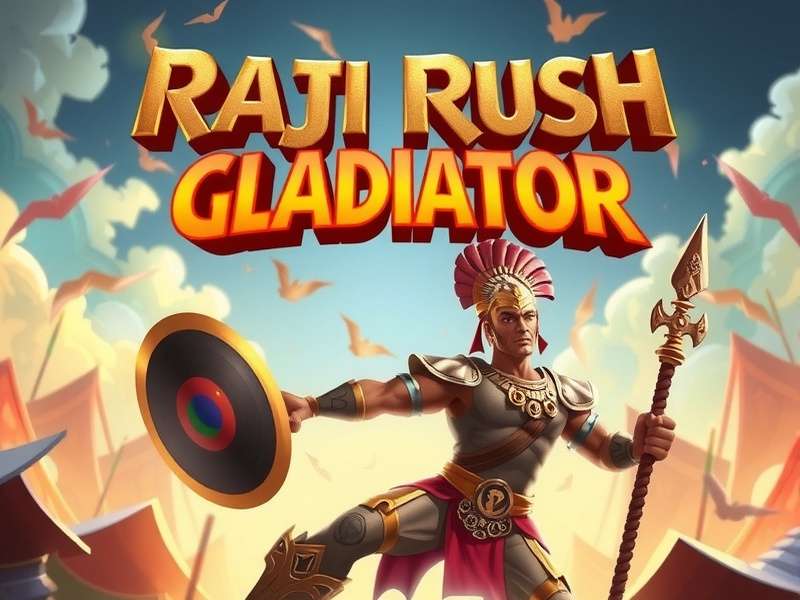 Raj Rush Gladiator Game Banner